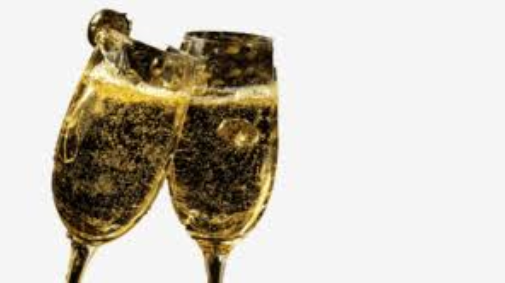 DECORIS ASST GLITTER DECORATION CHAMPAGNE 5115625